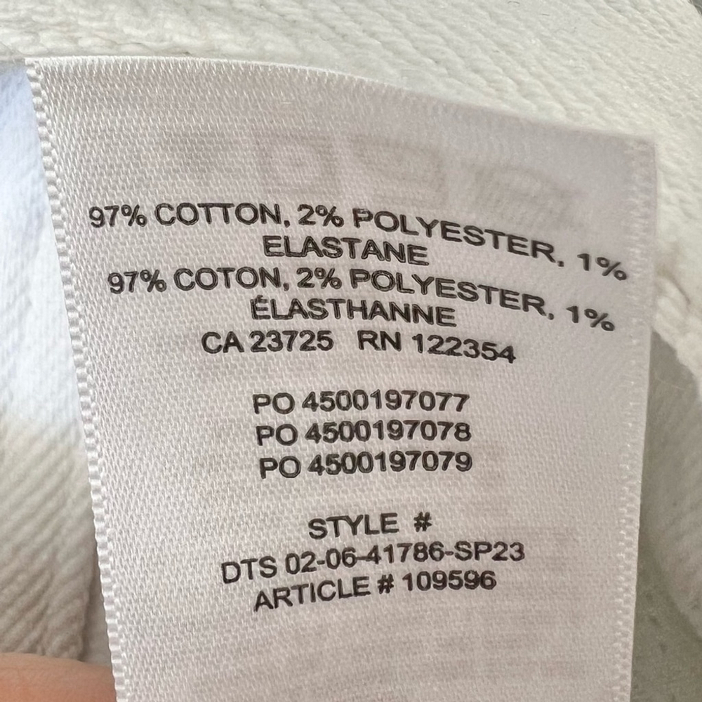 Aritzia Sunday Best white Oscar cargo carpenter straight leg pants 2 - Picture 13 of 13